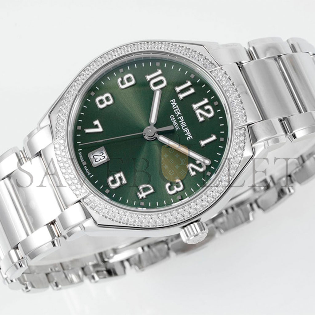 PATEK PHILLIPE GREEN DIAL 36MM  WATCH TWENTY~4  (7300-1200A)
